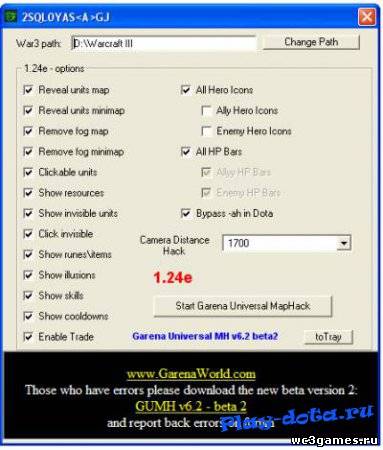 Garena Universal MapHack v7.1