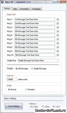 Spambot v1.0 by t0pcraft